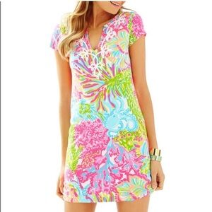 Lilly Pulitzer Lover’s Coral Brewster Dress Size Small